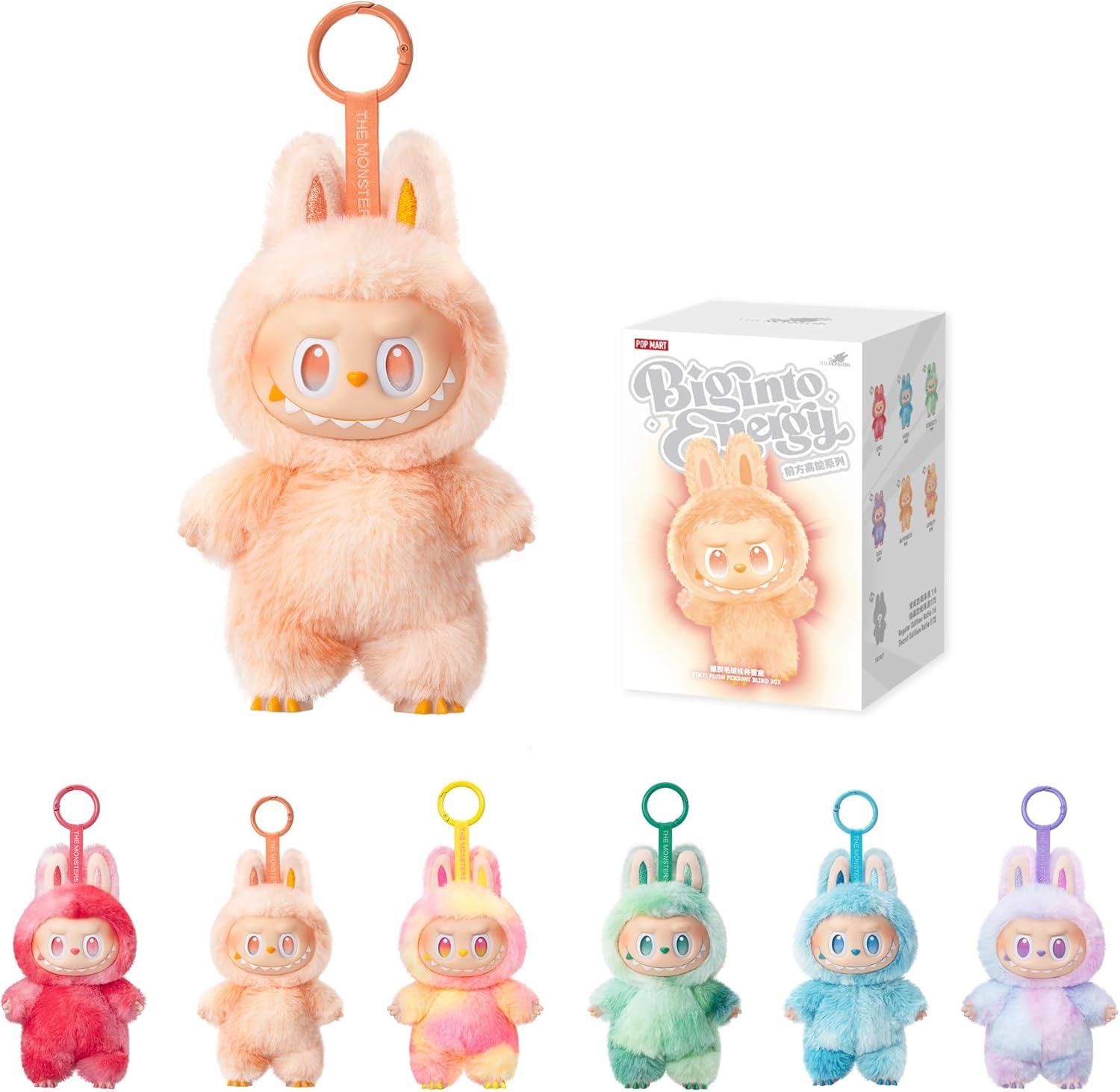 POP MART THE Monsters Big into Energy Series-Vinyl Plush Pendant Blind Box