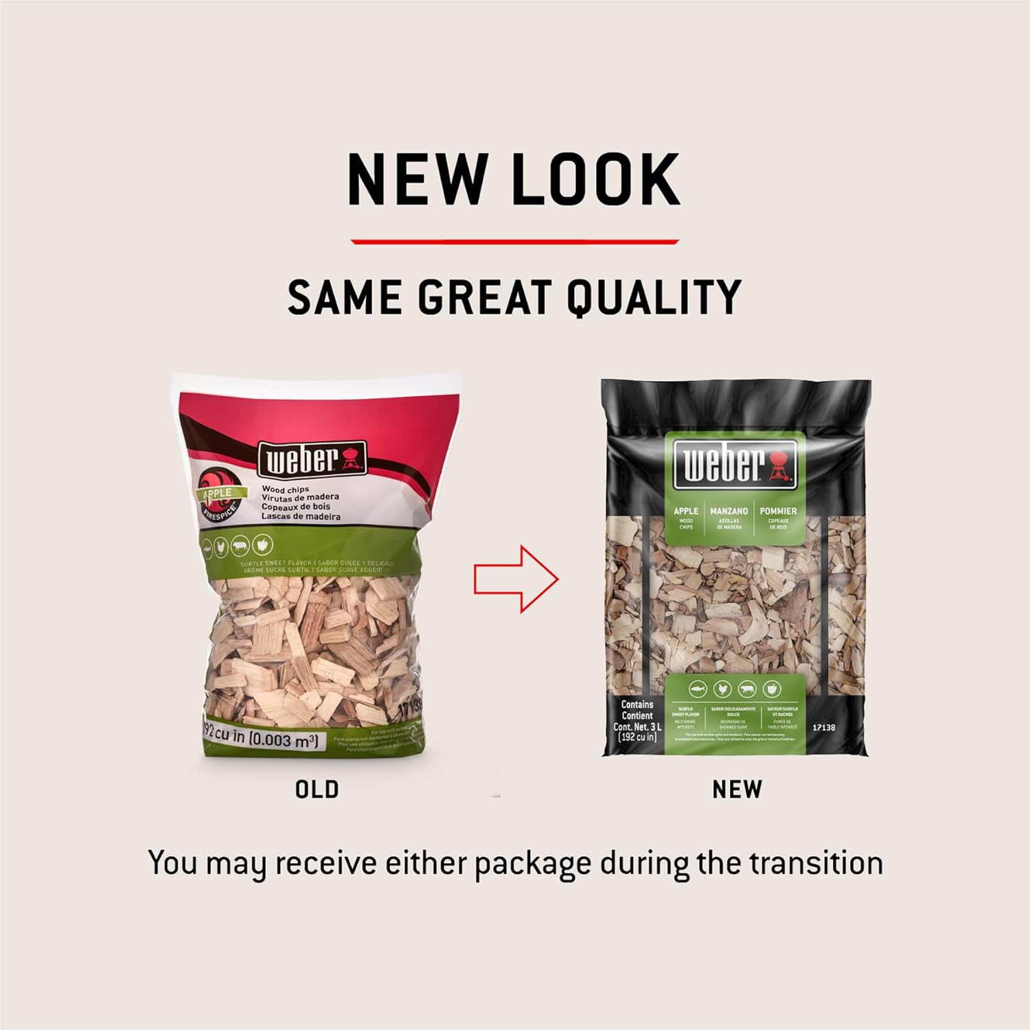 Weber Apple Wood Chips, 2 lb ‰ÛÒ Premium BBQ Smoking & Grilling Chips for Subtle, Sweet Apple Flavor ‰ÛÒ Ideal for Beef, Lamb, Poultry, Pork & Fish