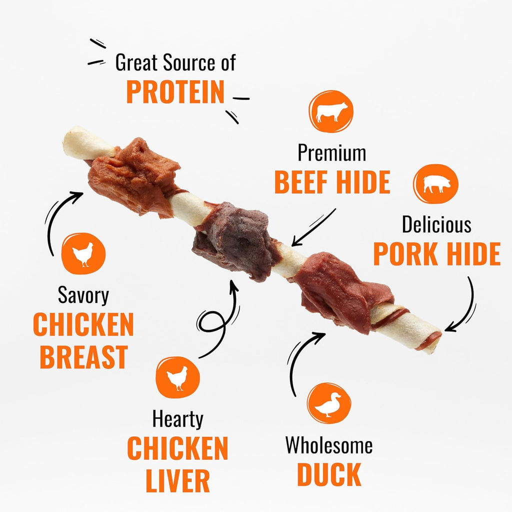 Good ‰Û÷n‰۪ Fun Triple Flavor Kabobs Chews for All Dogs, 24 Ounces, Treat