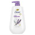 Dove Body Wash with Pump Relax Lavender Oil & Chamomile For 24hr Lotion-Soft