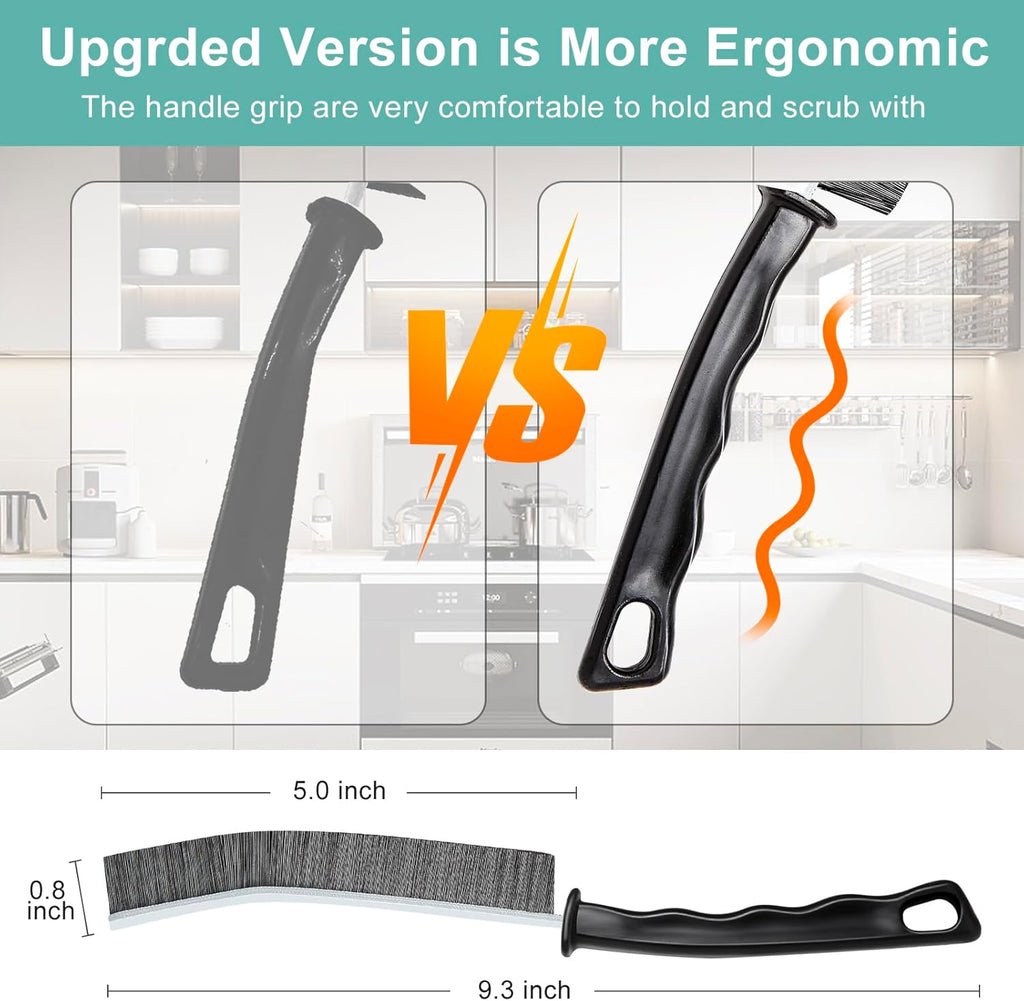 Crevice Cleaning Brush•?ÎHard-Bristled Grout Brush•?Î2026 New Multifunctional Gap Cleaning Brush Tool•?ÎDead Corners Brushes for Bathroom Kitchen Tiles Window Door Slots•?Î3pcs