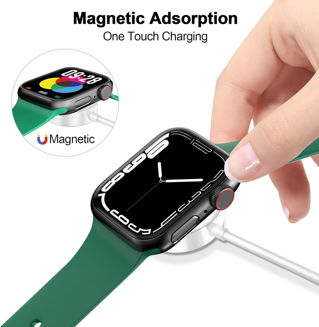?�ِ?�Ù??�ِ?�ÙÓ ?��Ó?��©?��Ê?��Ç?��??���?��??��� Magnetic Charging Cable for Apple Watch Charger,[USB C Port] Wireless Charging Cable Compatible with iWatch Series Ultra/10/9/8/7/6/SE/SE2/5/4/3/2[3.3FT/1M]-White