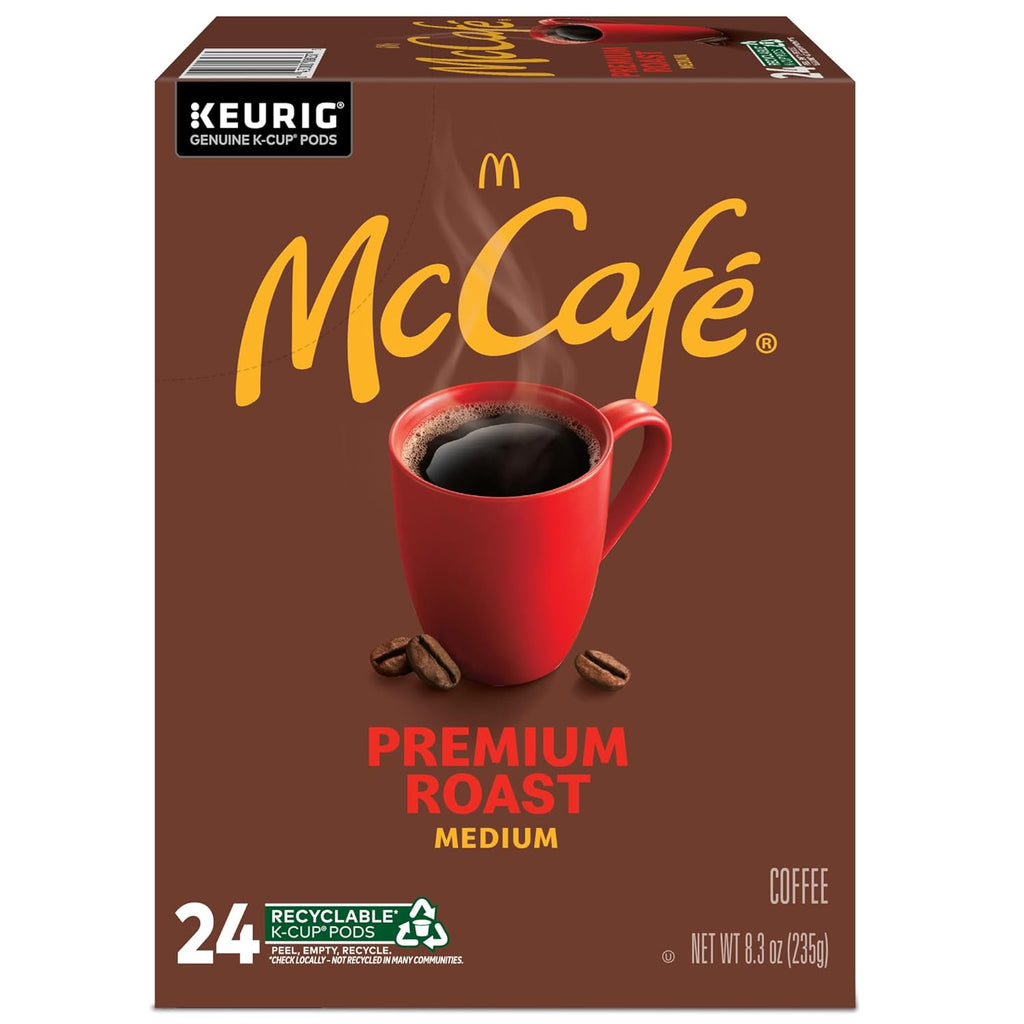 McCafe Premium Roast Coffee, Keurig Single Serve K-Cup Pods, Medium Roast, 96