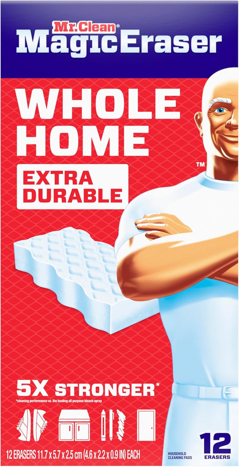 Mr. Clean Magic Eraser Sponge, All Purpose Cleaner, Cleaning Scrubber, Wall