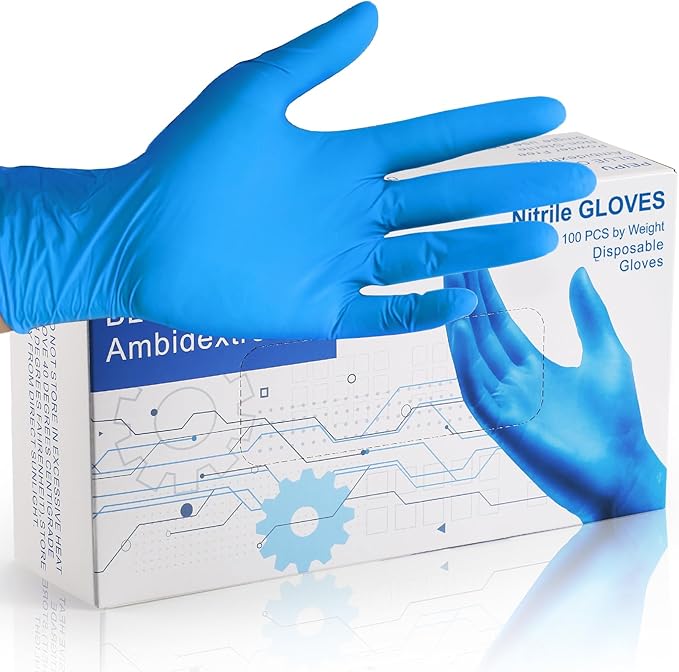 PEIPU Nitrile Disposable Gloves•?ÎPowder Free, Cleaning Service Gloves, Latex Free