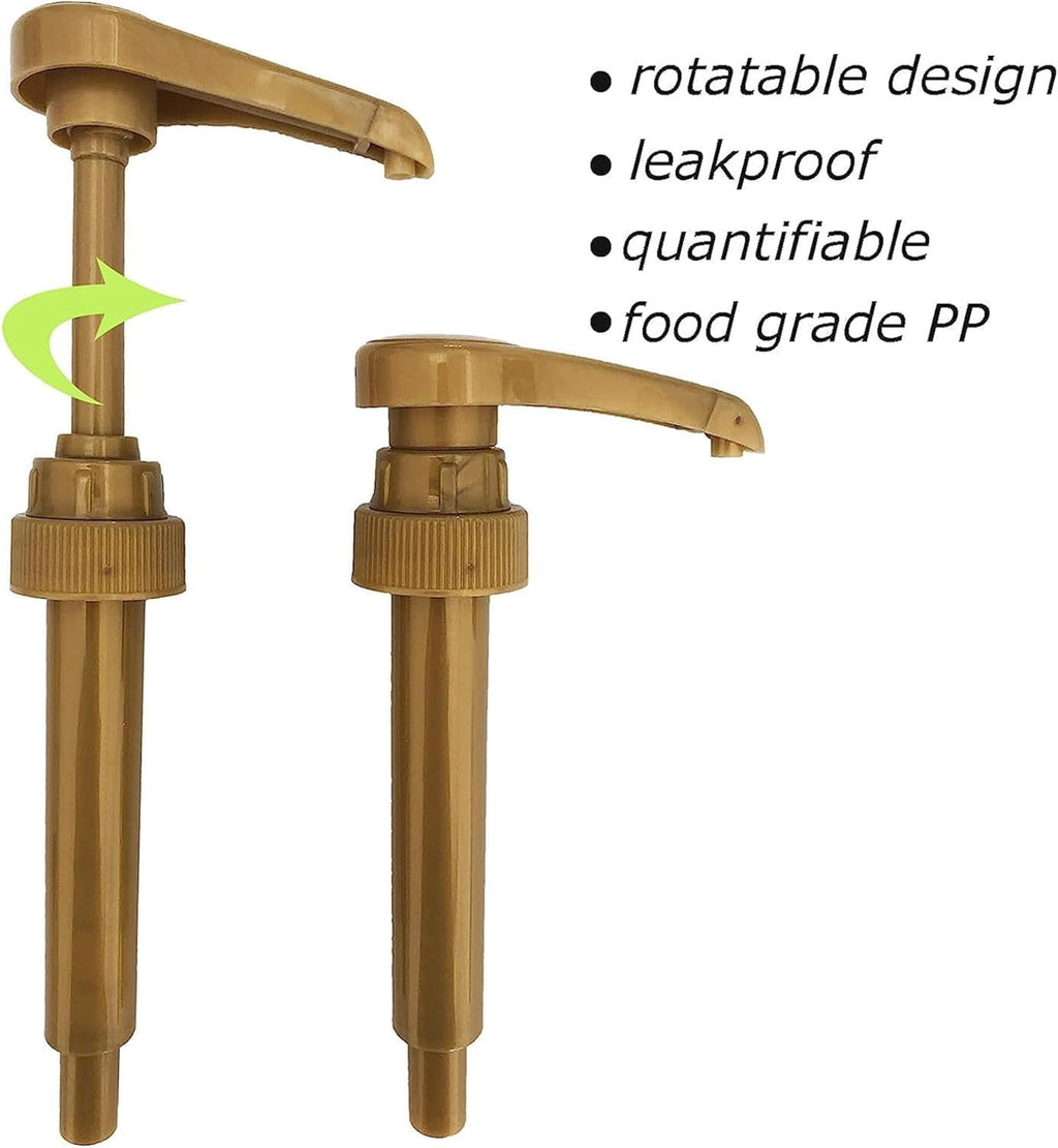 Syrup Pump Compatible with Torani, DaVinci and Skinny (Set of 2) - fits