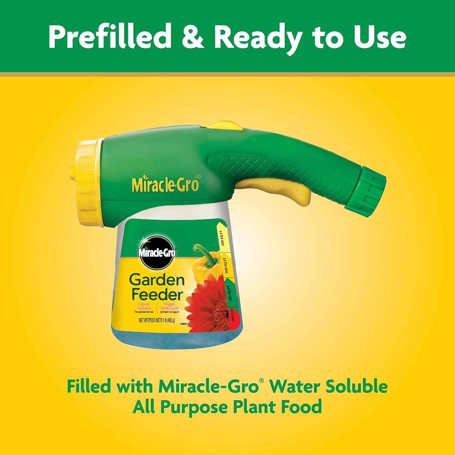 Miracle-Gro Garden Feeder with Water Soluble All Purpose Plant Food - Plant