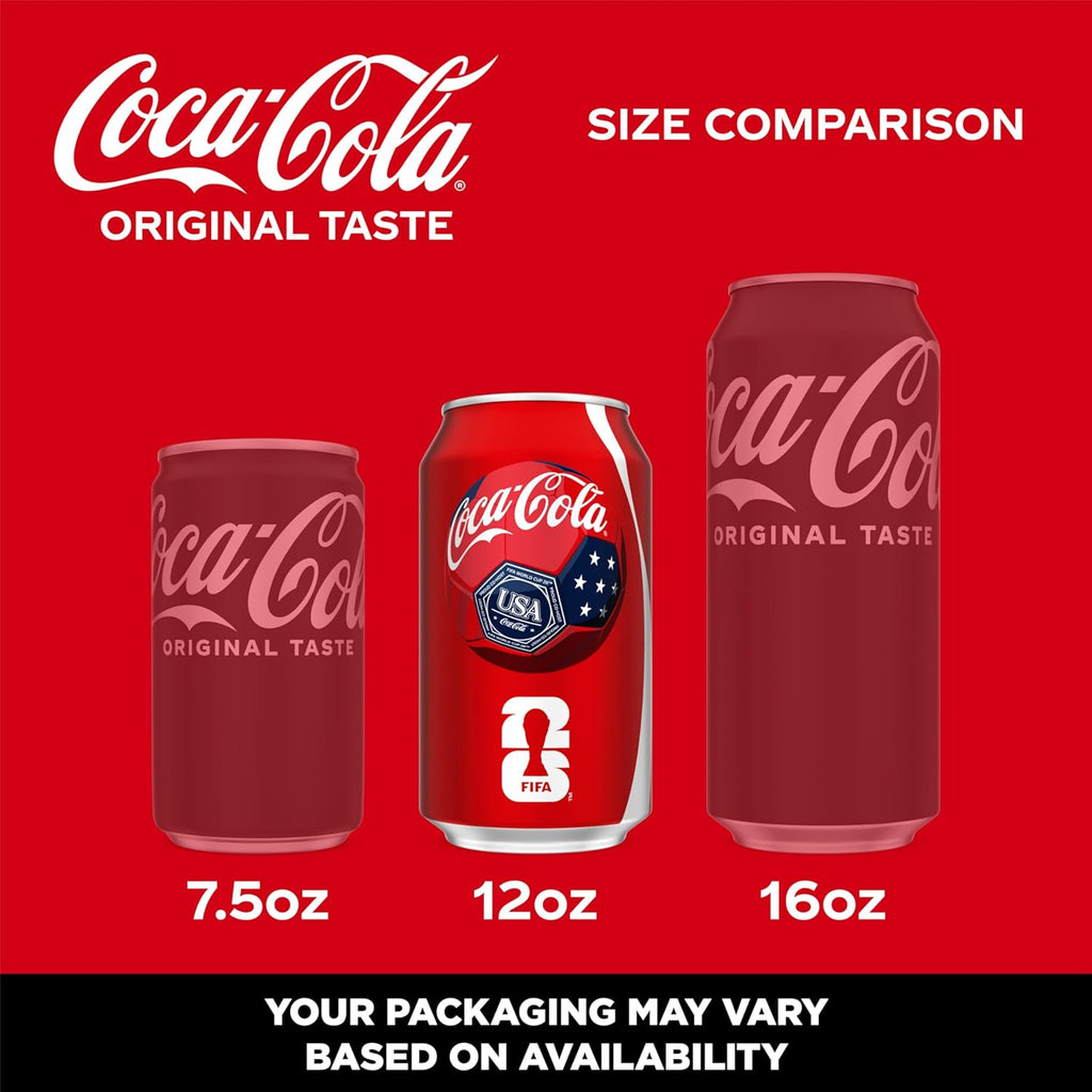 Coca-Cola Fridge Pack Soda Soft Drink, 12 fl oz Cans, 12 Pack - Classic Cola