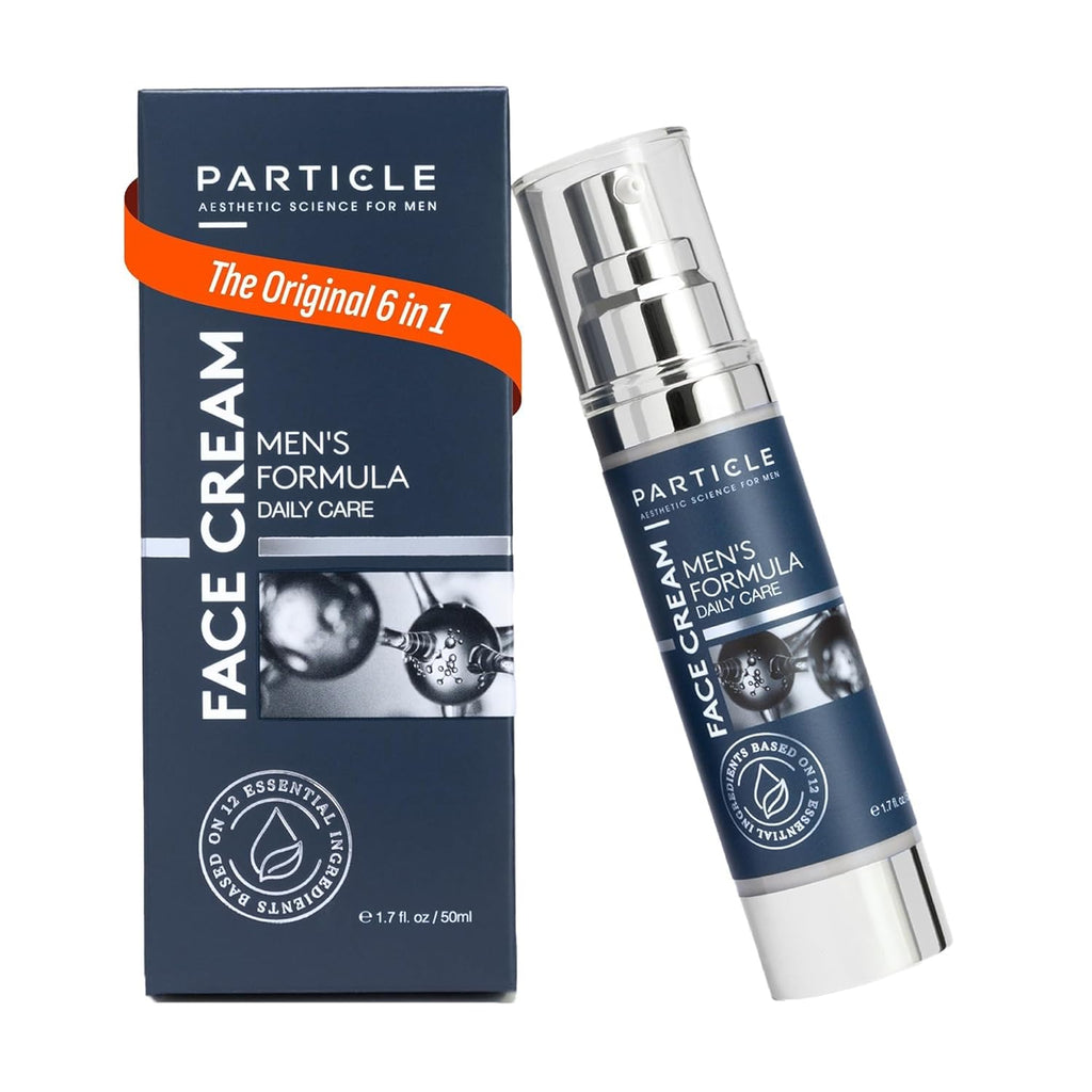 Particle 6-in-1 Face Cream for Men, Men‰۪s Daily Hydrating Moisturizer with