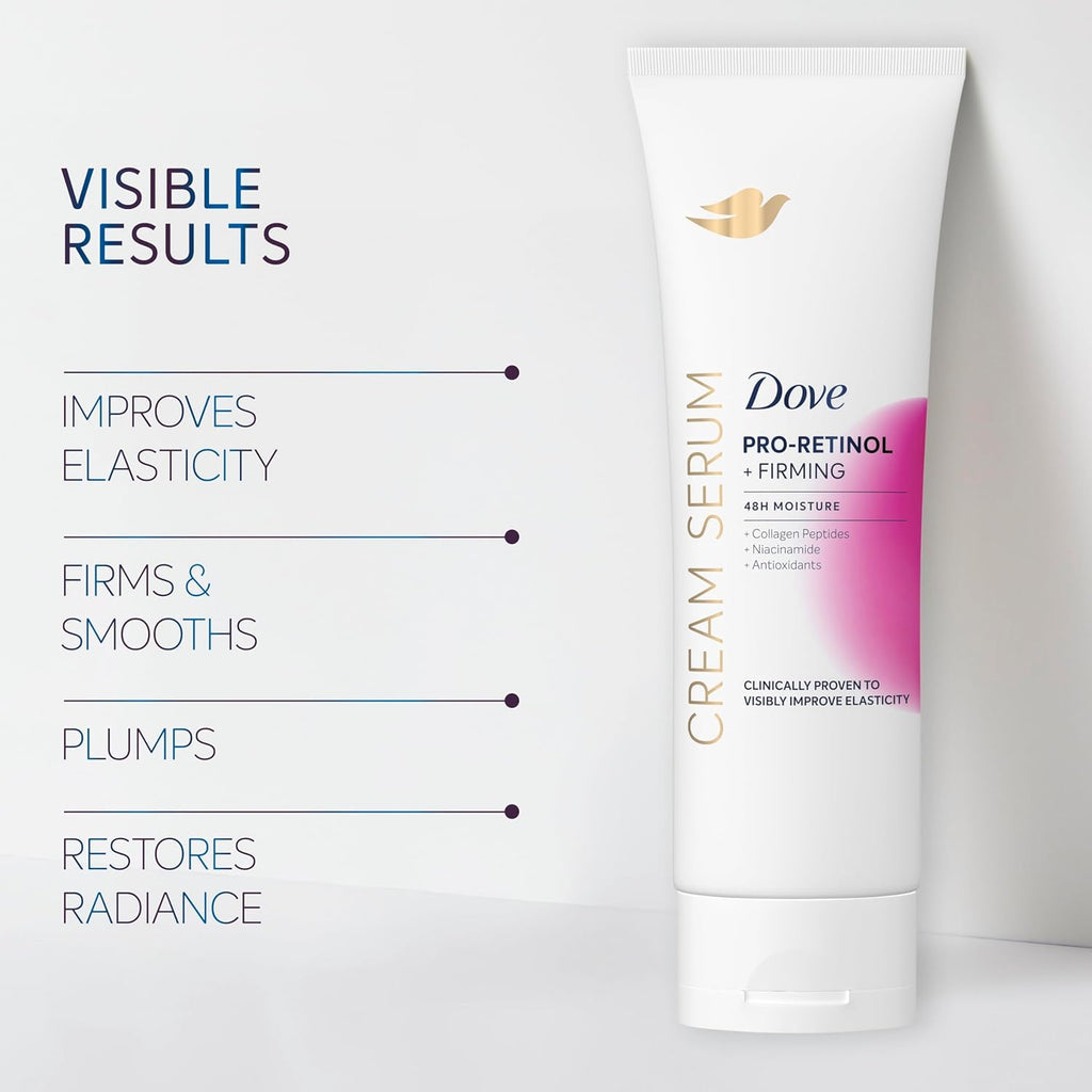 Dove Cream Serum Pro-Retinol + Firming for Elasticity and Firmness, with