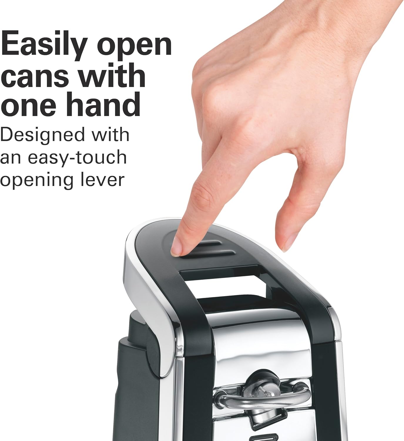 Hamilton Beach Smooth Touch Electric Automatic Can Opener with Easy Push Down