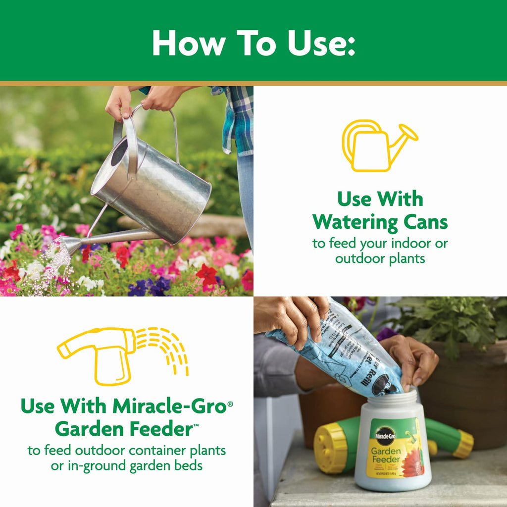 Miracle-Gro Water Soluble All Purpose Plant Food - Fertilizer For All Indoor