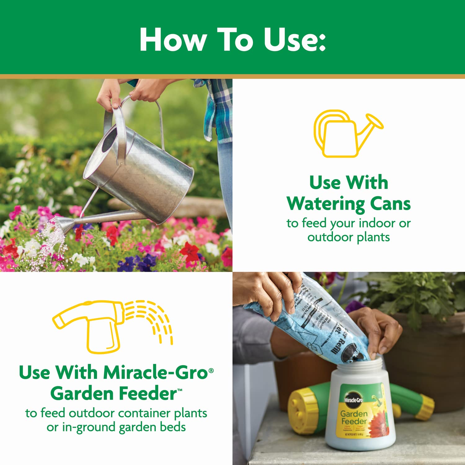 Miracle-Gro Water Soluble All Purpose Plant Food - Fertilizer For All Indoor