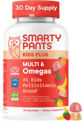 SmartyPants Kids Multivitamin Gummies with Omega 3 DHA/EPA, Vitamins D3, C