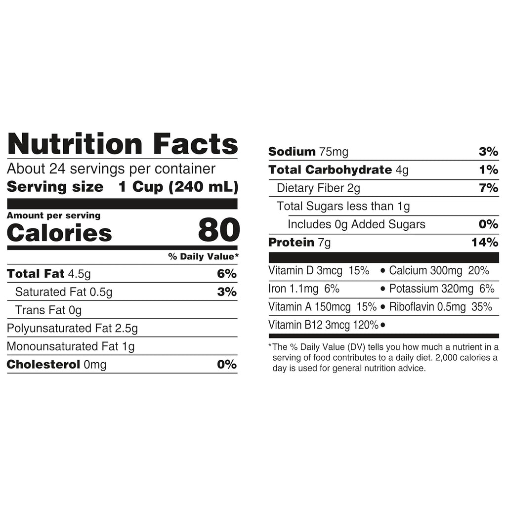Silk Shelf-Stable Organic Soy Milk, Unsweetened, Dairy-Free, Vegan, Non-GMO Project Verified,32 Fl Oz(Pack of 6)