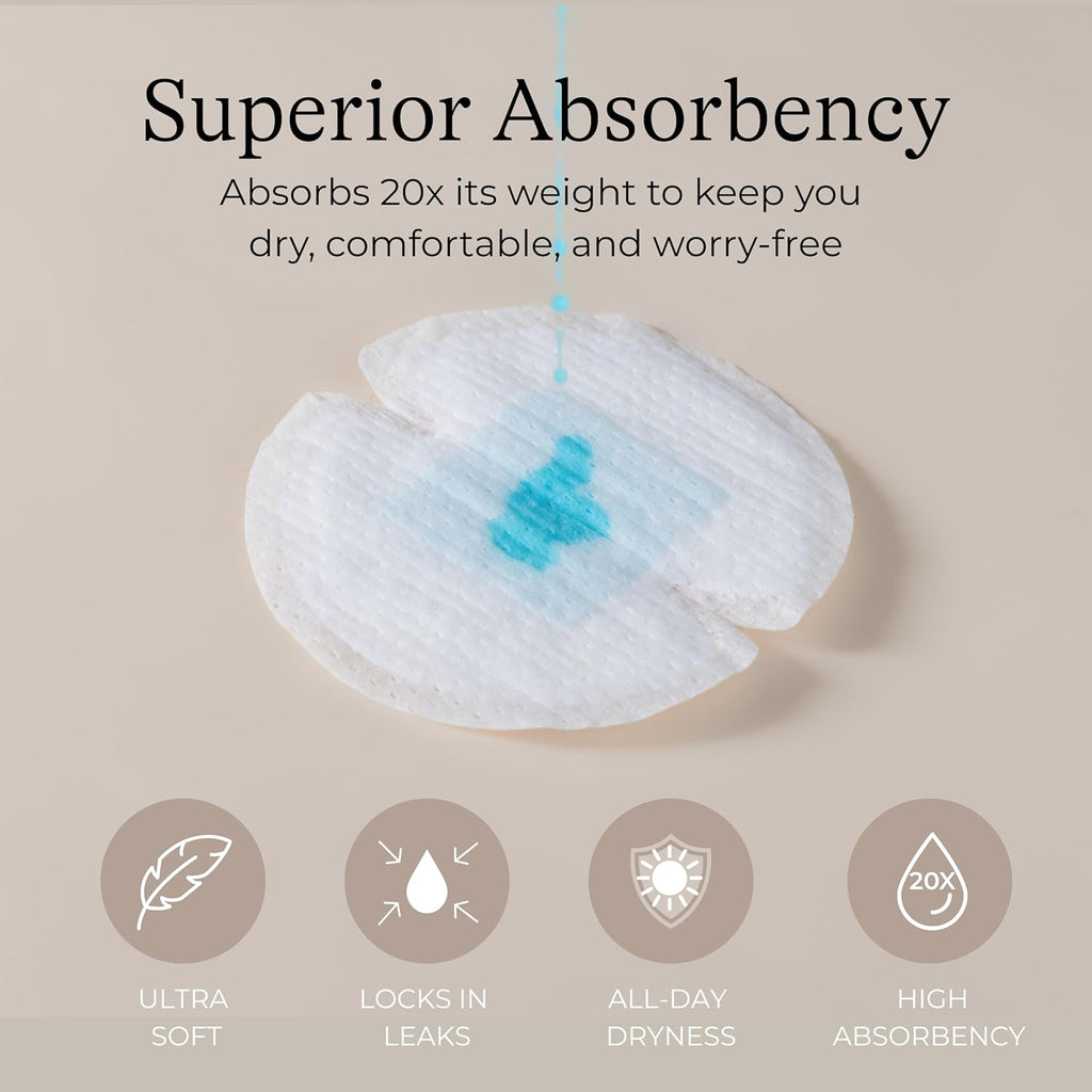 Lansinoh Stay Dry Disposable Nursing Pads, Soft and Super Absorbent Breast