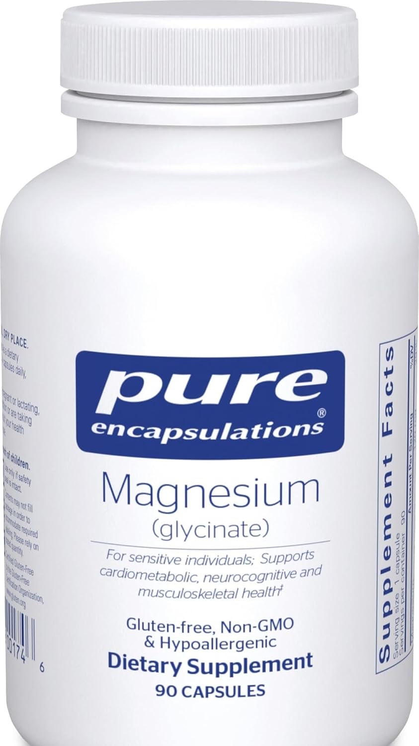 Pure Encapsulations Magnesium (Glycinate), 90 Capsules