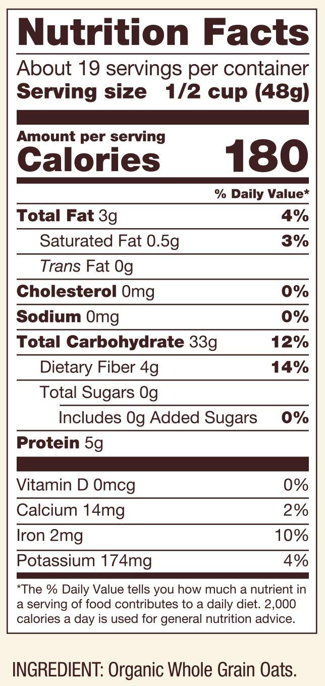 Bob's Red Mill Organic Extra Thick Rolled Oats, 32oz (Pack of 4) - Non GMO