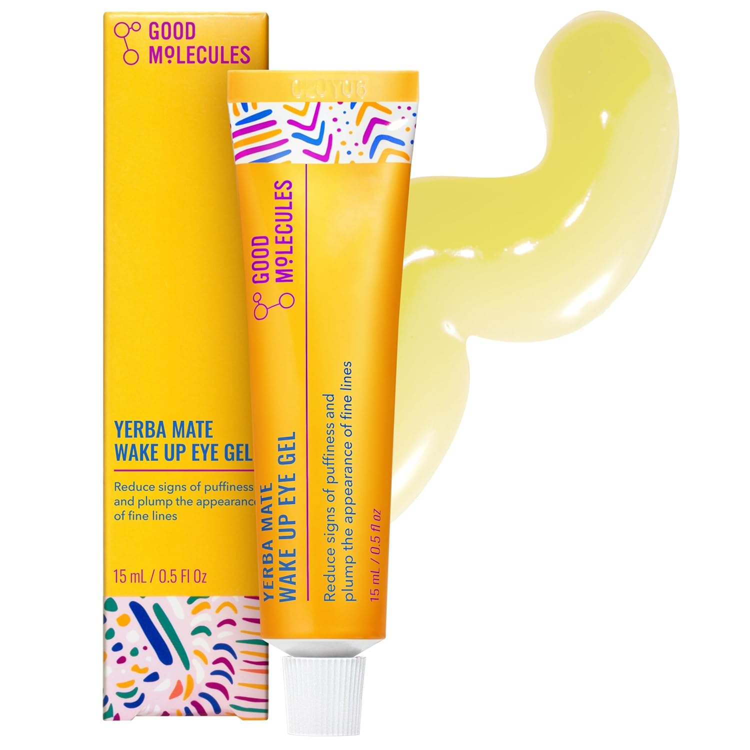 Good Molecules Yerba Mate Wake Up Eye Gel - Hydrating Under Eye Gel Cream