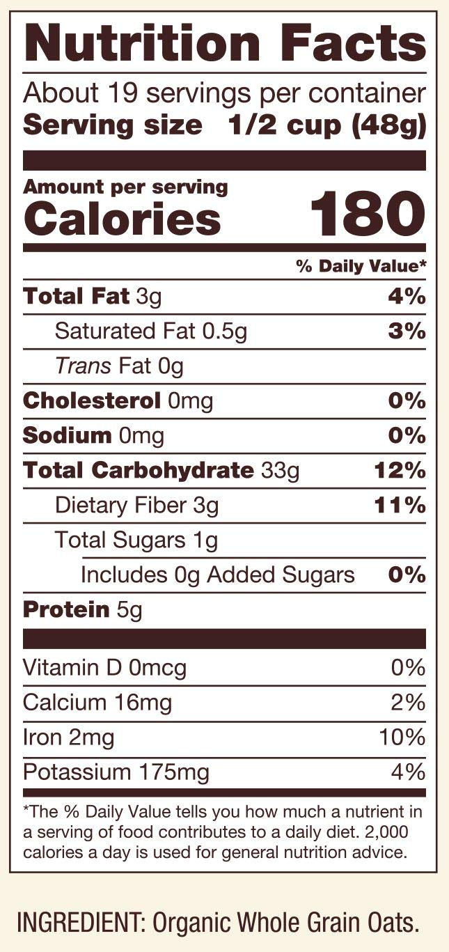 Bob's Red Mill Organic Old Fashioned Rolled Oats, 32oz (Pack of 4) - Non GMO