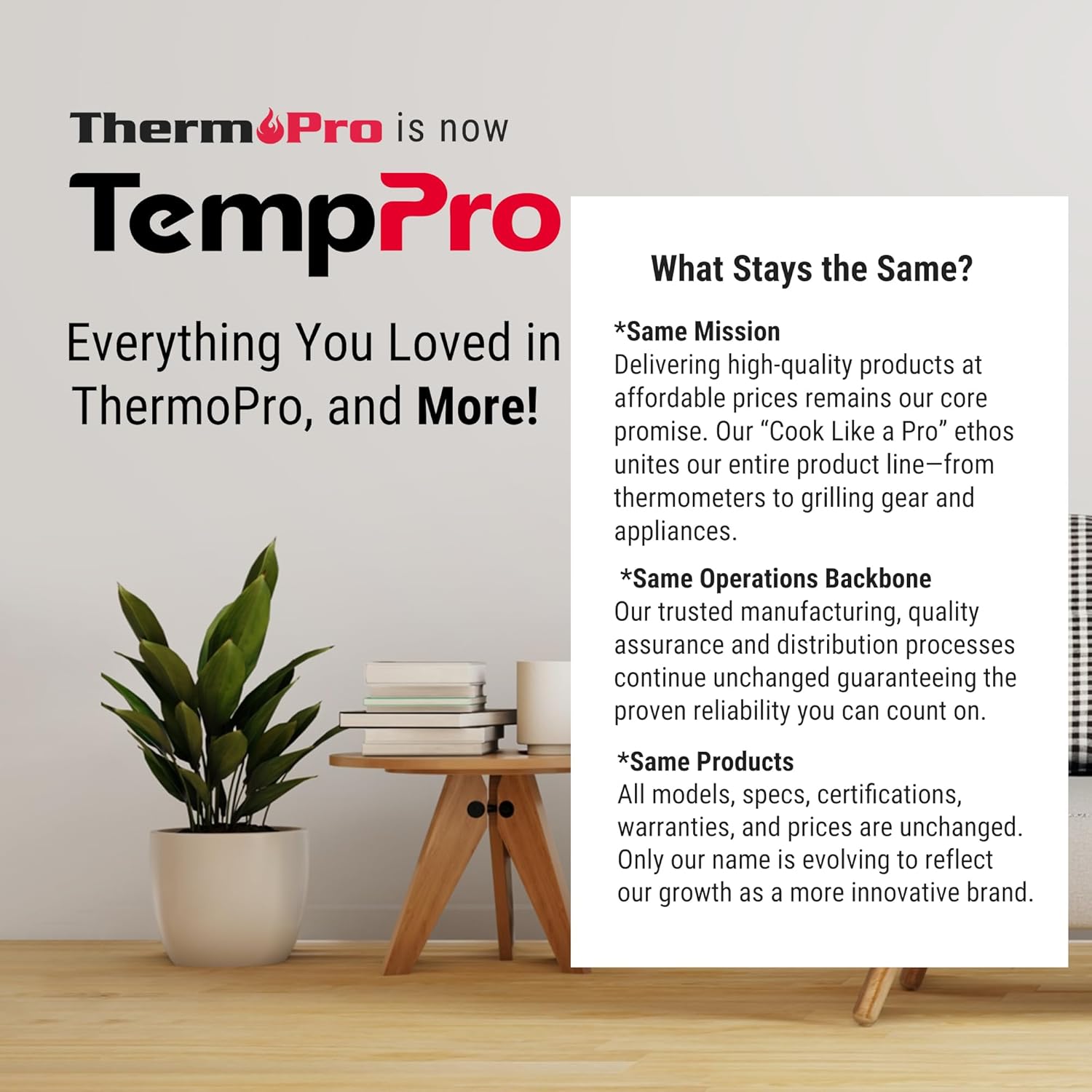 TempPro TP50 Digital Hygrometer Indoor Thermometer Room Thermometer and