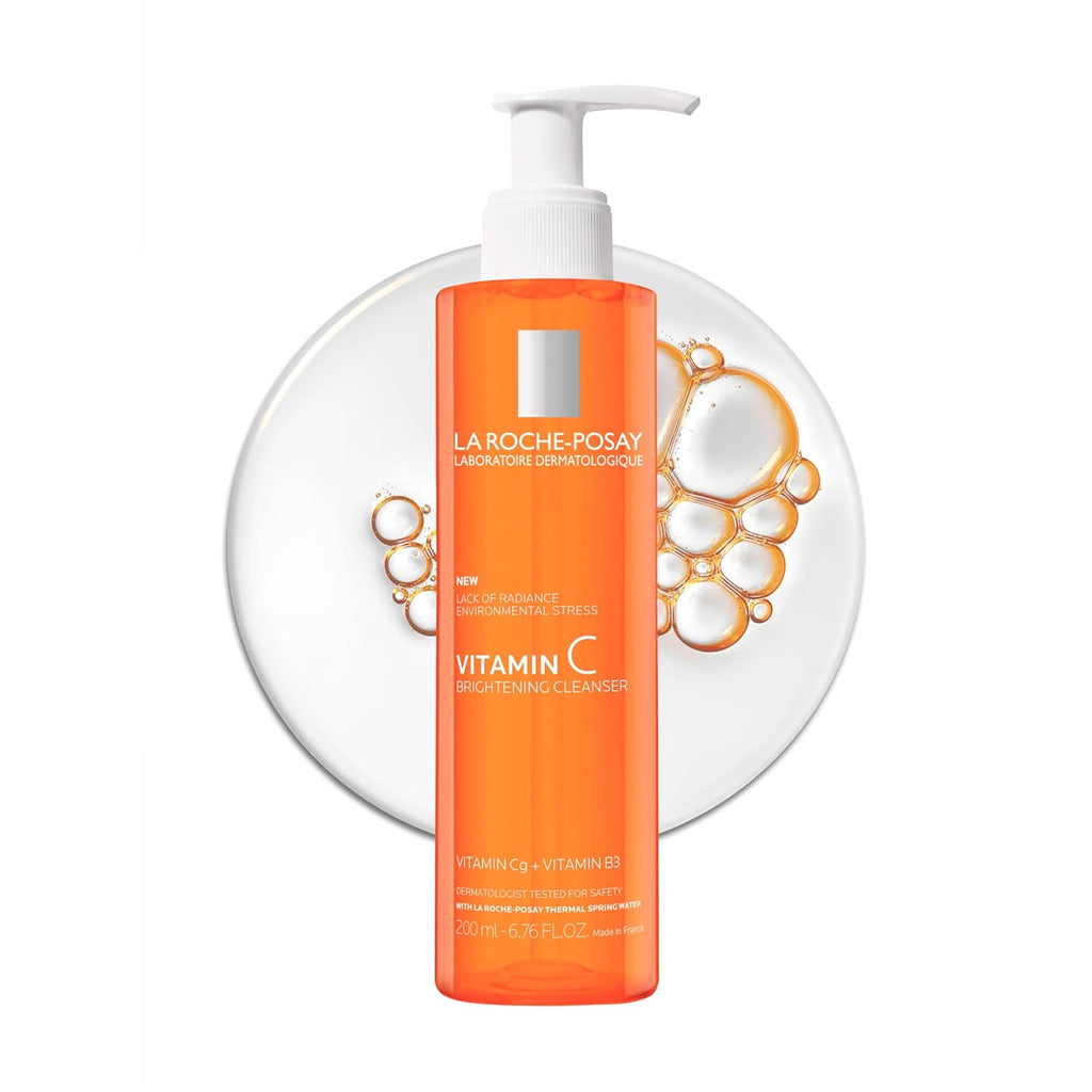 La Roche-Posay Vitamin C Brightening Face Wash, Gentle Foaming Facial