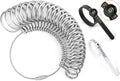 Bflaae Ring Sizer Measuring Tool Kit, 27 PCS Stainless Steel Measuring Ring