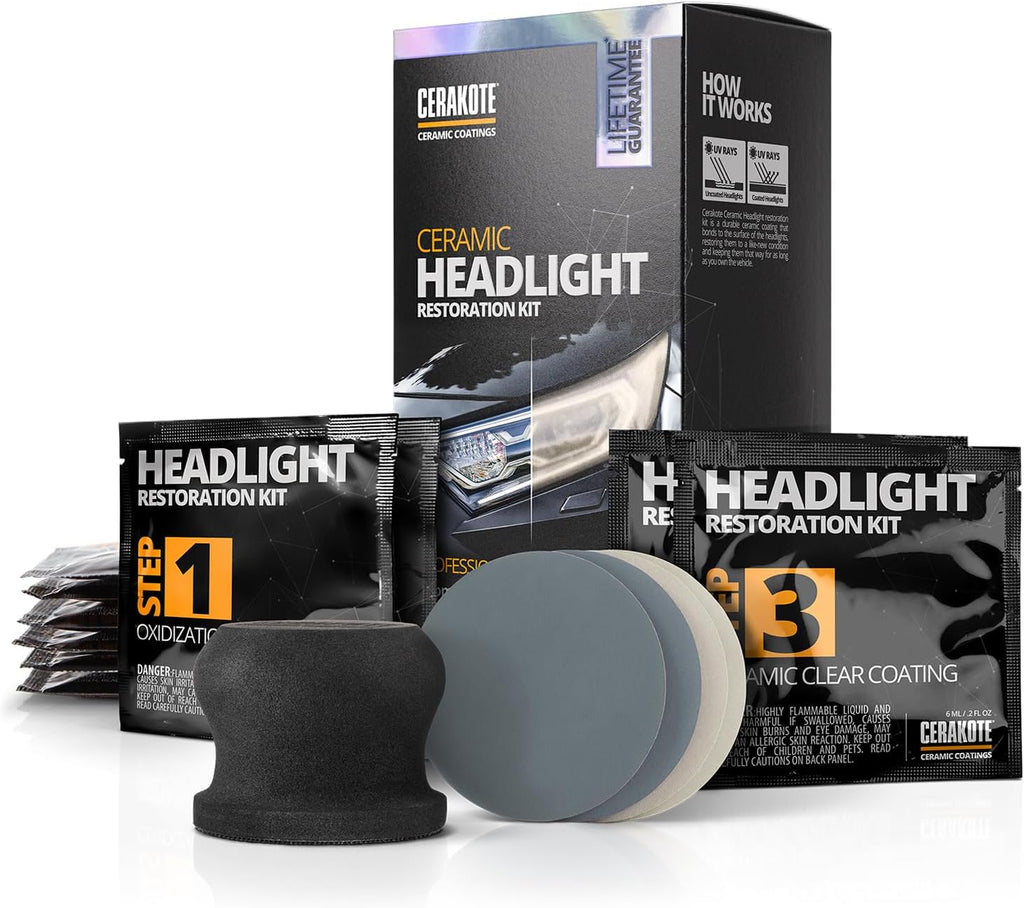 CERAKOTEå¨ Ceramic Headlight Restoration Kit ‰ÛÒ Guaranteed To Last As Long