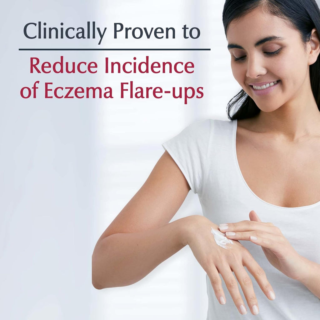 Eucerin Eczema Relief Cream, Full Body Lotion, Moisturizing Eczema Cream with Colloidal Oatmeal (Skin Protectant) and Ceramide 3, 8 Oz Tube