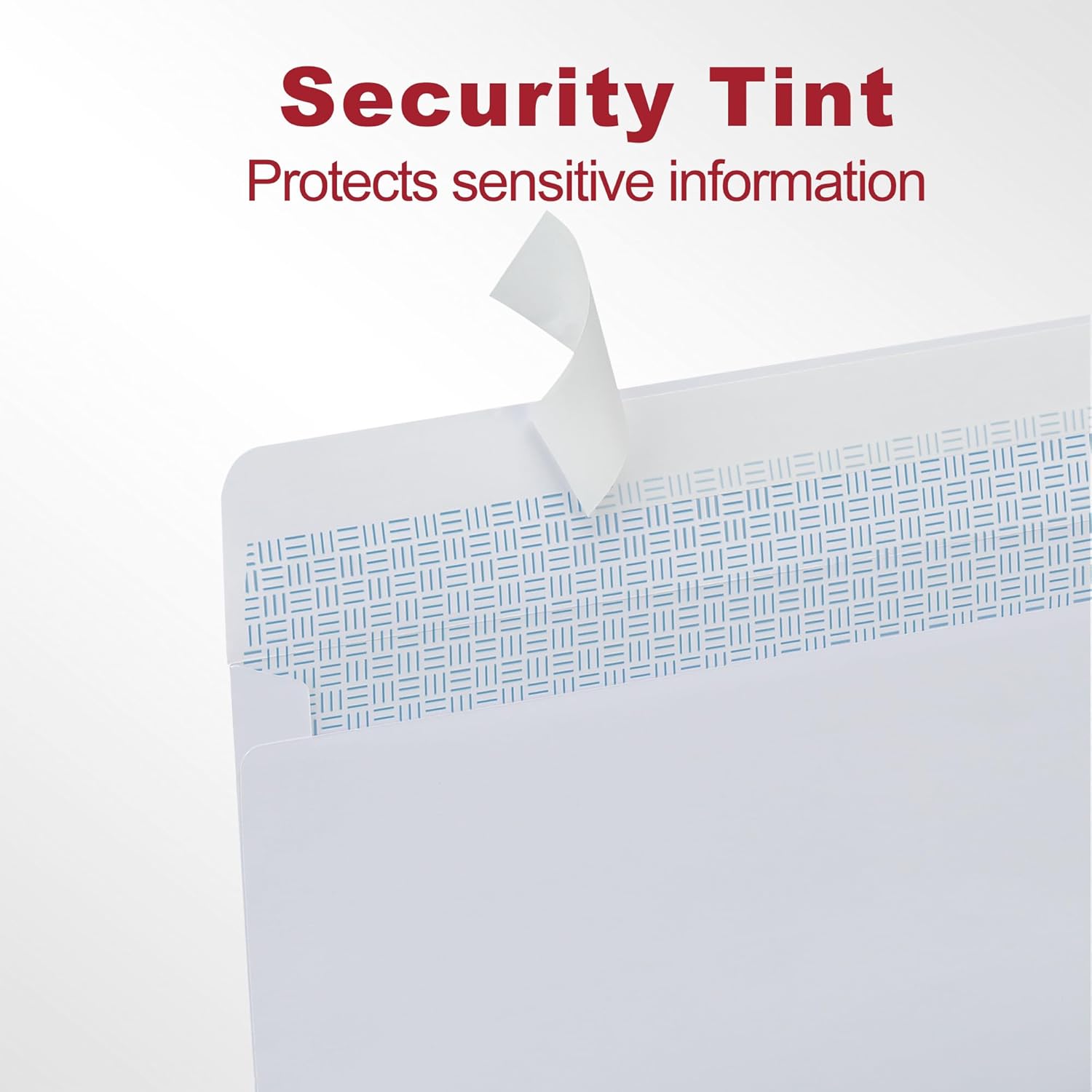Zzrywuty #10 Letter Size Mailing Envelopes for Business, 60pcs Self Seal Windowless Security Envelopes 4-1/8 x 9-1/2 Inch White 24LB Paper