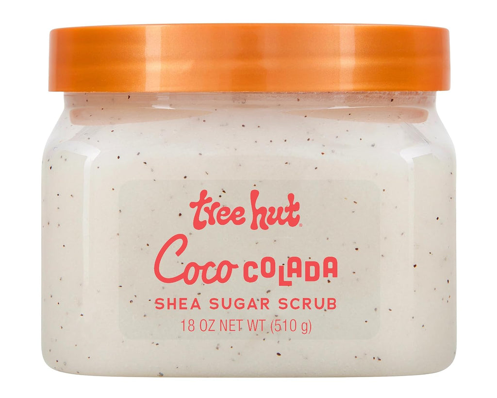 Tree Hut Coco Colada Shea Sugar Scrub, Exfoliating & Hydrating Body Scrub