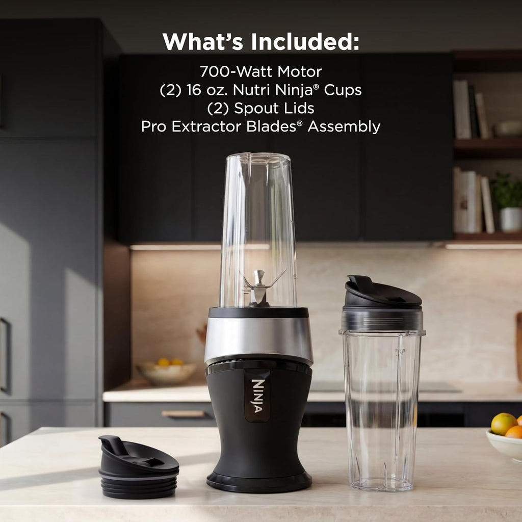 Ninja Fit Compact Personal Blender, Portable Blender for-Smoothies, Shakes