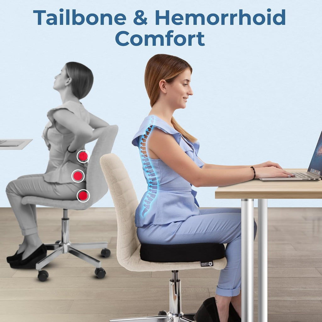 5 STARS UNITED Donut Pillow Hemorrhoid Tailbone Cushion ‰ÛÒ Large Cushion for