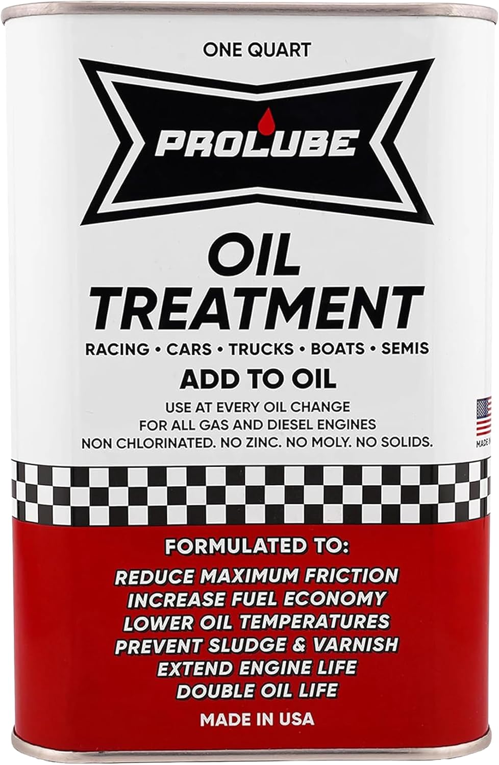 Prolube Oil Treatment - Engine Oil Additive for Gas & Diesel Engines