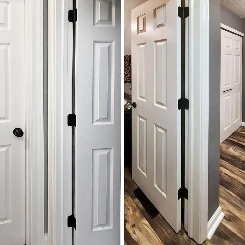 30 Pack Rounded Matte Black Door Hinges 3.5 Inch 5/8" Radius Interior 3 1/2" Flat Iron Bifold Residential Standard Bedroom Indoor for Doors 3 å?"Hardware Control H
