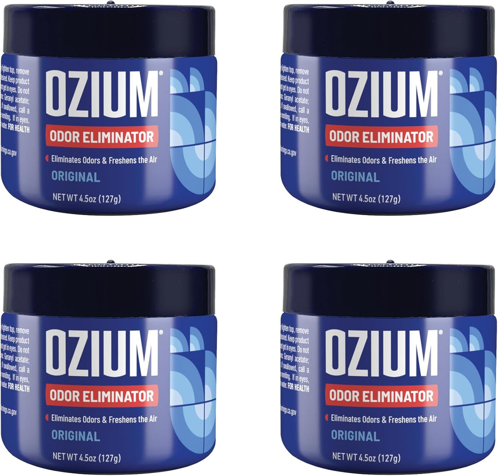 Ozium 4.5 Oz. Odor Eliminating Gel for Homes, Cars, Offices and More