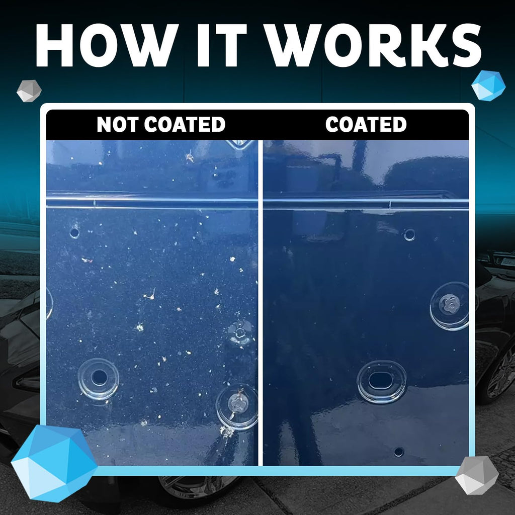 MAXLONE ‰ã¢ Car Spray with Tripheneå¨ Technology, Quick Spray & Wipe All Purpose Waterless Detailer - Clean, Shine, Protect Paint, Glass, Wheels, Trim Without Pre-Washing (2, 20oz w 4 Micro Fiber Cloth)