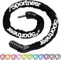 Sportneer Bike Lock: 5 Digit Combination High Security Anti Theft Bike Chain
