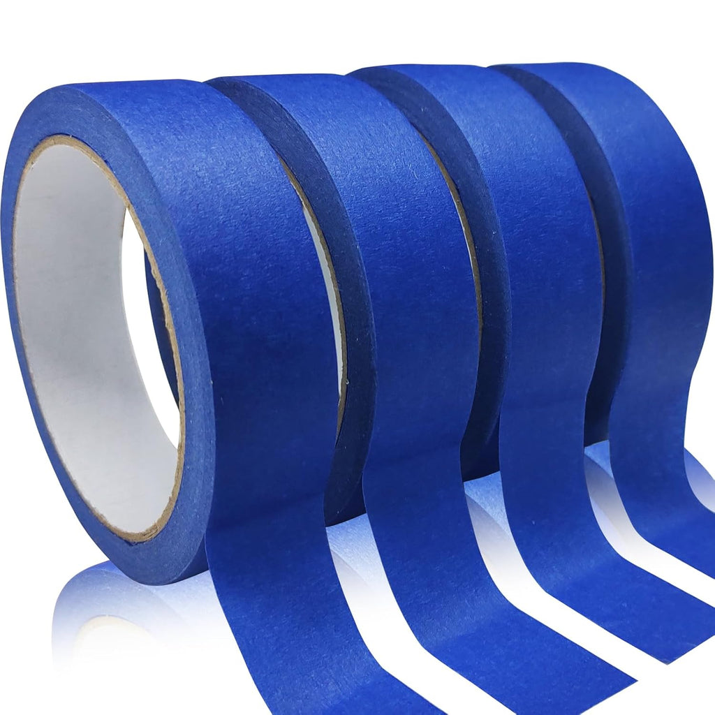 4 Rolls Premium Painters Tape, Blue Tape, Masking Tape, Paint Tape for