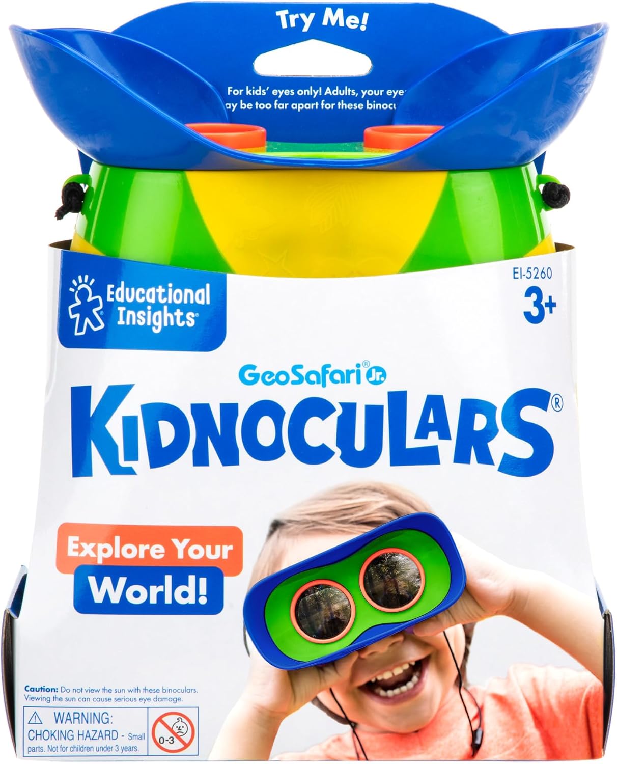 Educational Insights GeoSafari Kidnoculars - Toy Binoculars for Kids, Outdoor
