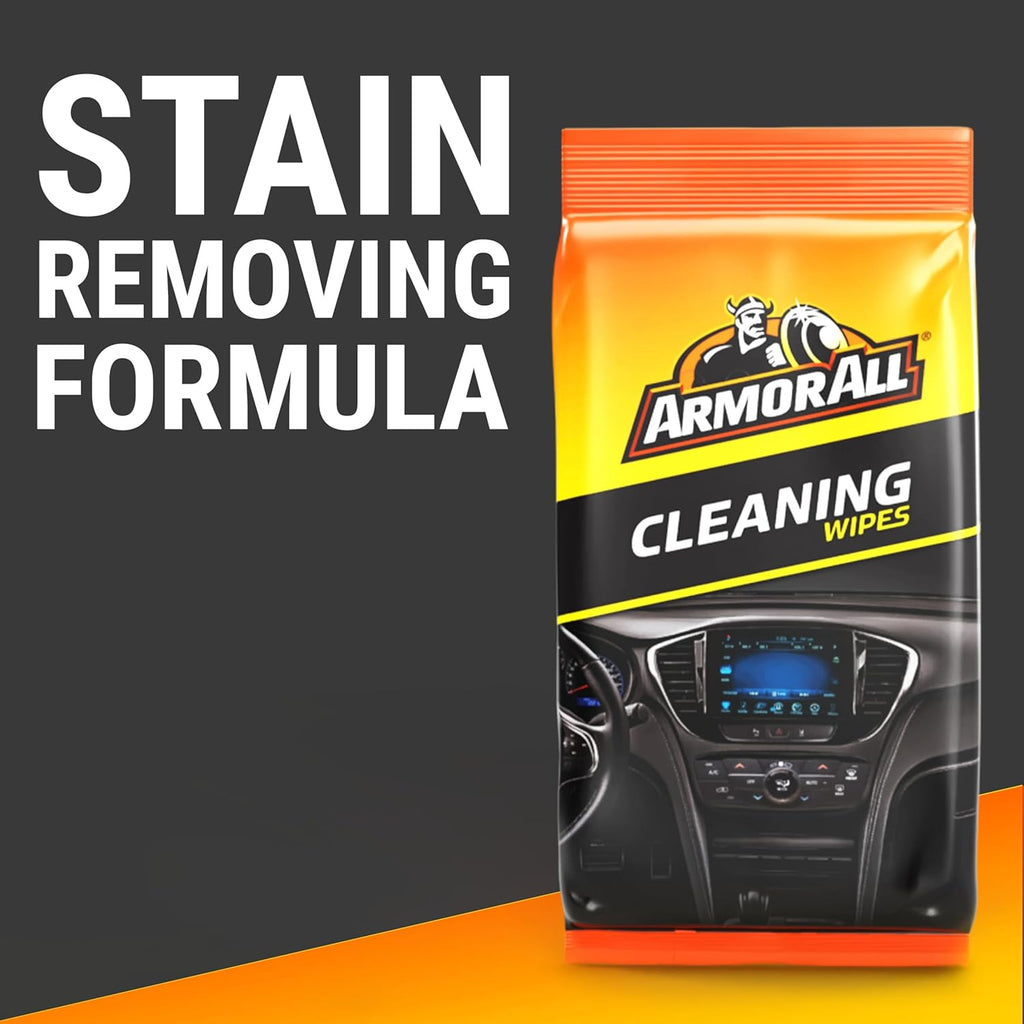 Armor All Car Interior Cleaner Wipes, Interior Cleaning Wipes for Cars