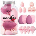 14PCS Makeup Sponge Set, Beauty Blender Sponge for Foundation Blending with