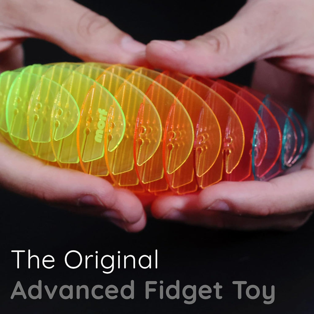 Morf Fidget Worm Toy - Flexible 3D Sensory Slug Figgy Toy for Kids, Teens