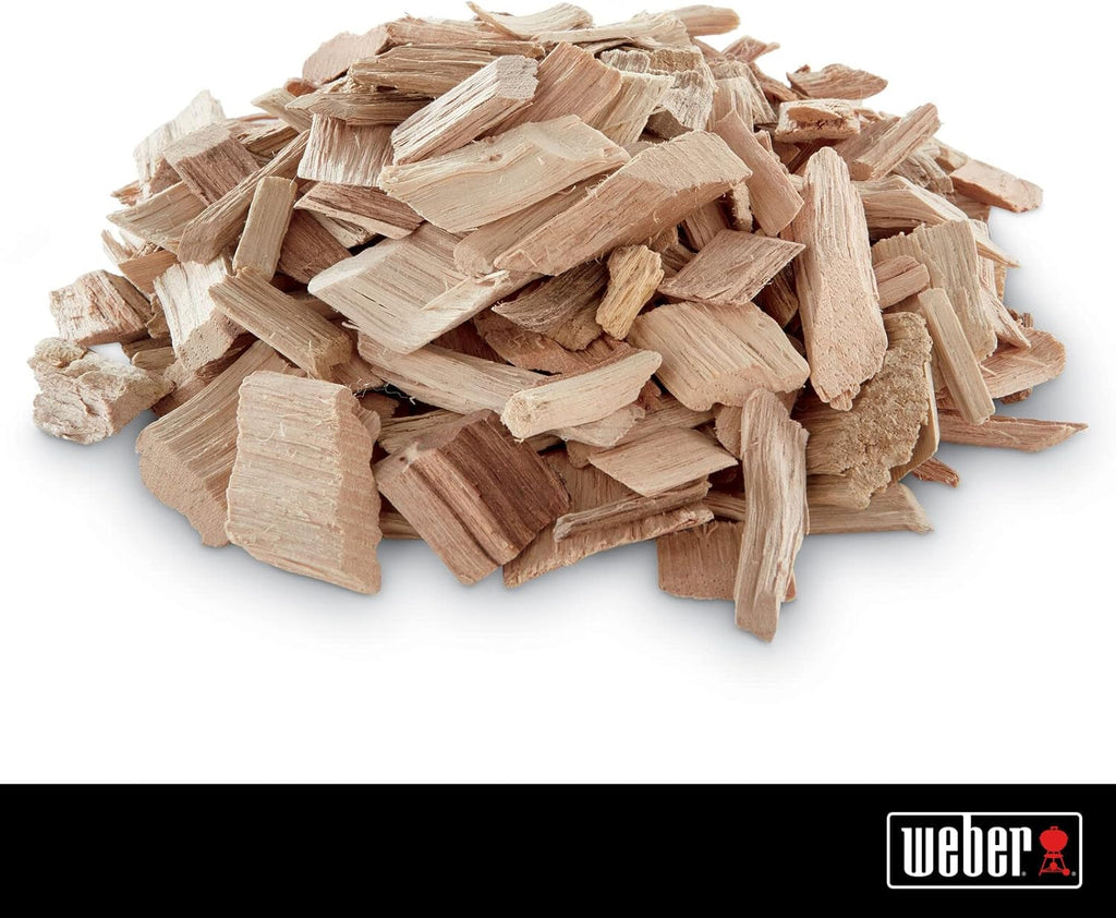Weber Apple Wood Chips, 2 lb ‰ÛÒ Premium BBQ Smoking & Grilling Chips for Subtle, Sweet Apple Flavor ‰ÛÒ Ideal for Beef, Lamb, Poultry, Pork & Fish