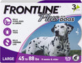 FRONTLINE Plus Flea and Tick Treatment for Large Dogs Up to 45 to 88 lbs. 3