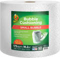 Duck Brand Small Bubble Cushioning Wrap for Moving & Shipping - 175 FT Bubble