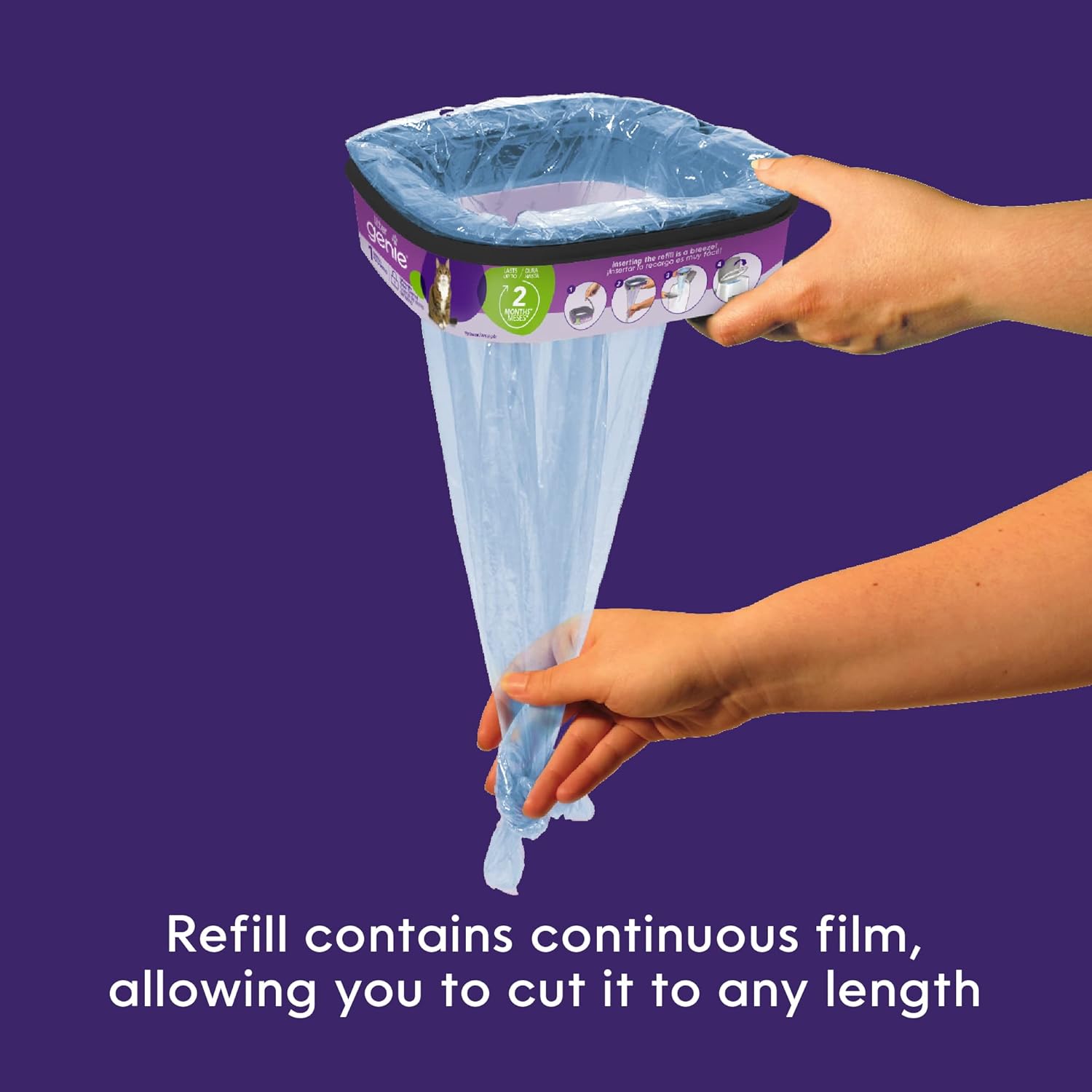 Litter Genie Refill Bags Jumbo 2-Pack, 56 Total ft