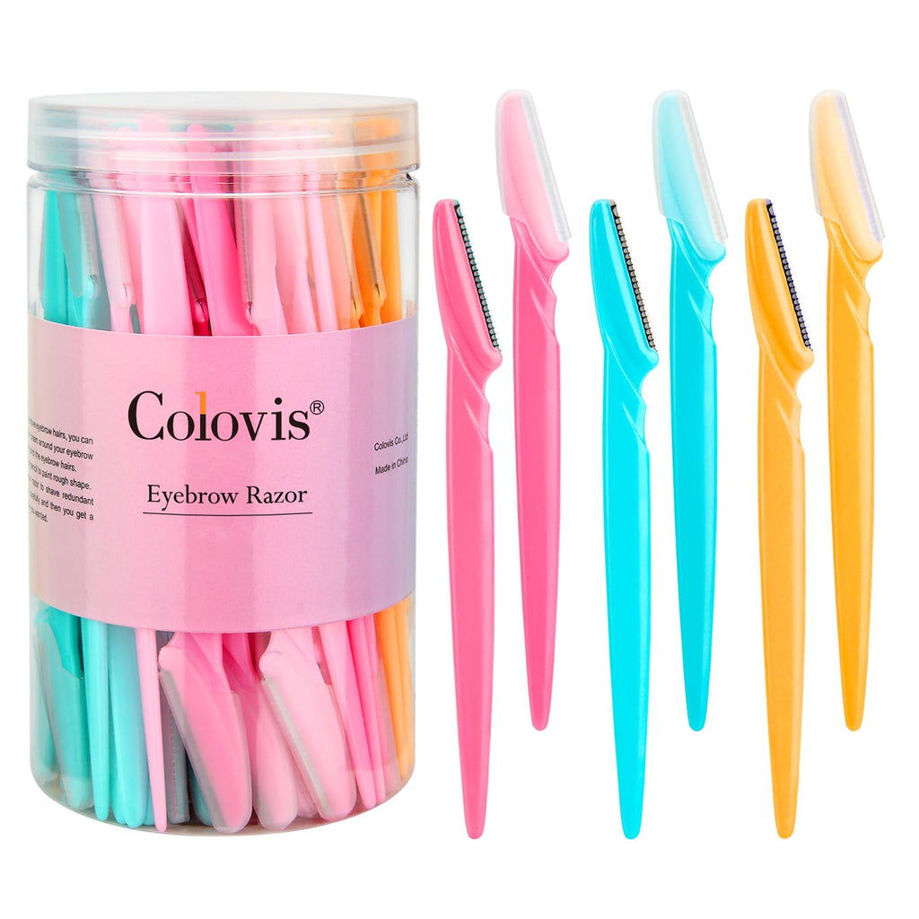 66 Eyebrow Razor and Face Razor for Women and Men, Eyebrow Hair Trimmer and