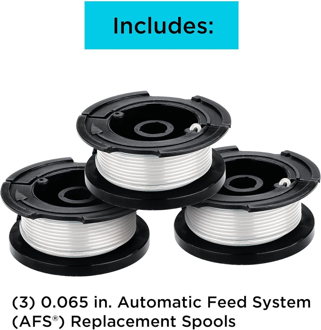 BLACK+DECKER Weed Eater String, Trimmer Line, 3-Pack, 30-Feet of Replacement
