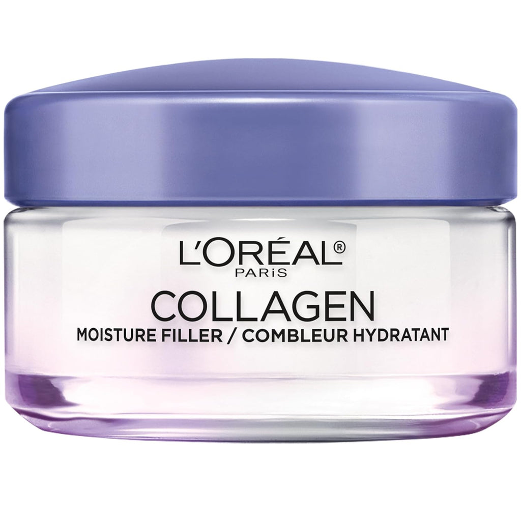 L‰۪Oreal Paris Collagen Daily Face Moisturizer, Anti Aging Face Cream to Reduce Wrinkles and Provide Intense Hydration, 1.7 oz